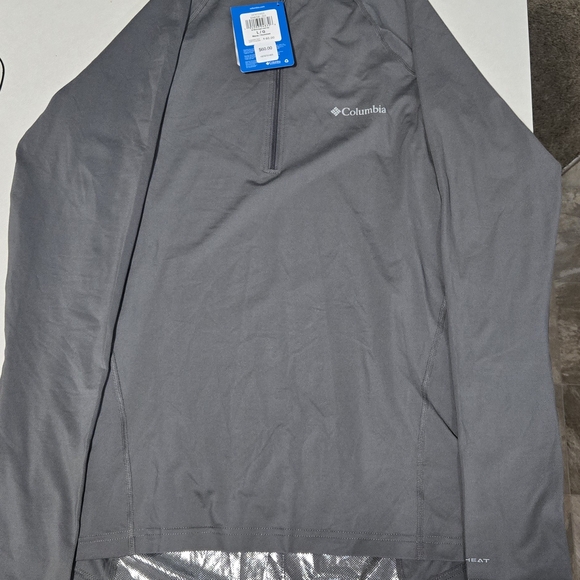 NWT Columbia Gray Half-Zip Pullover - Picture 3 of 9